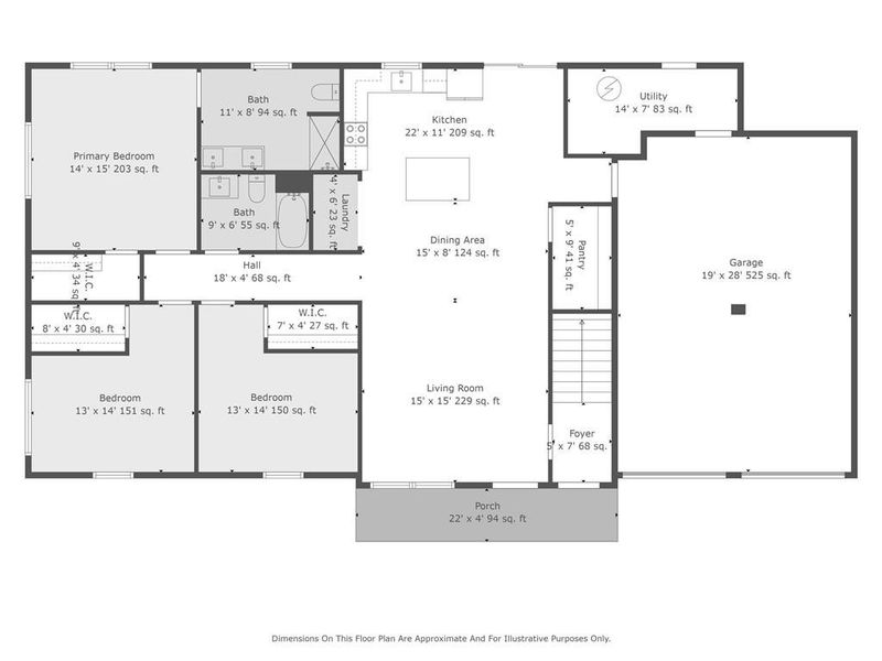 2D floor plan layout of this home in , Sugar Hill, GA (Image 3).