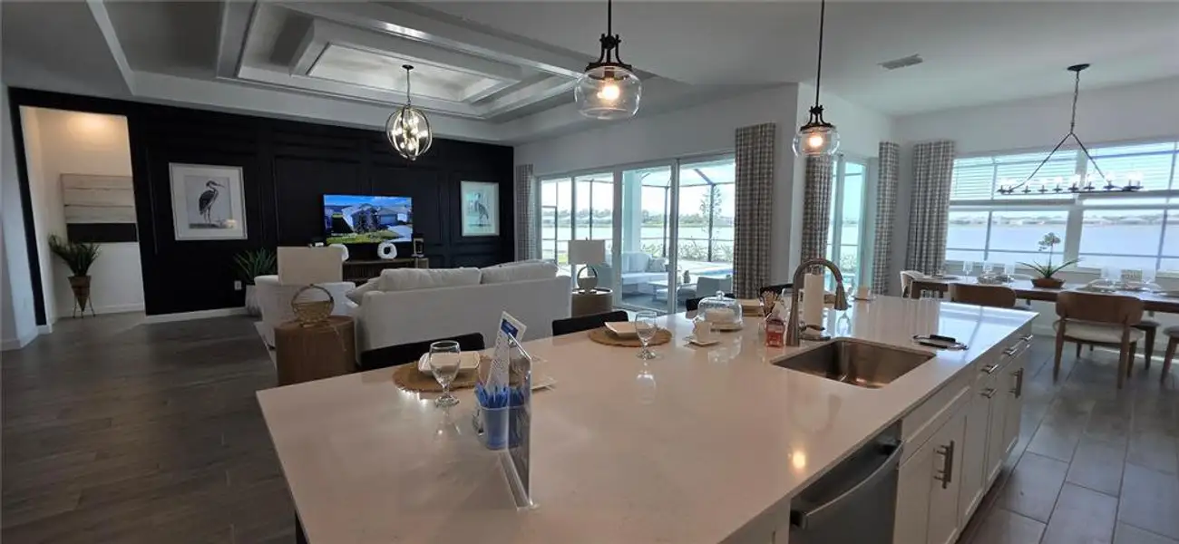 Furnished interior view inside a new home in , Englewood (Image 5). Furnished interior view inside a new home in , Englewood (Image 5).