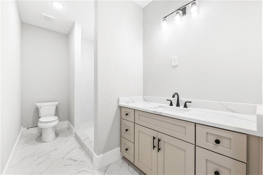 Furnished interior view inside a new home in , Brookhaven (Image 18).