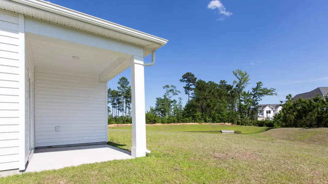Exterior details and patio area of a home in Vineyard Trail, Jacksonville (Image 3).
