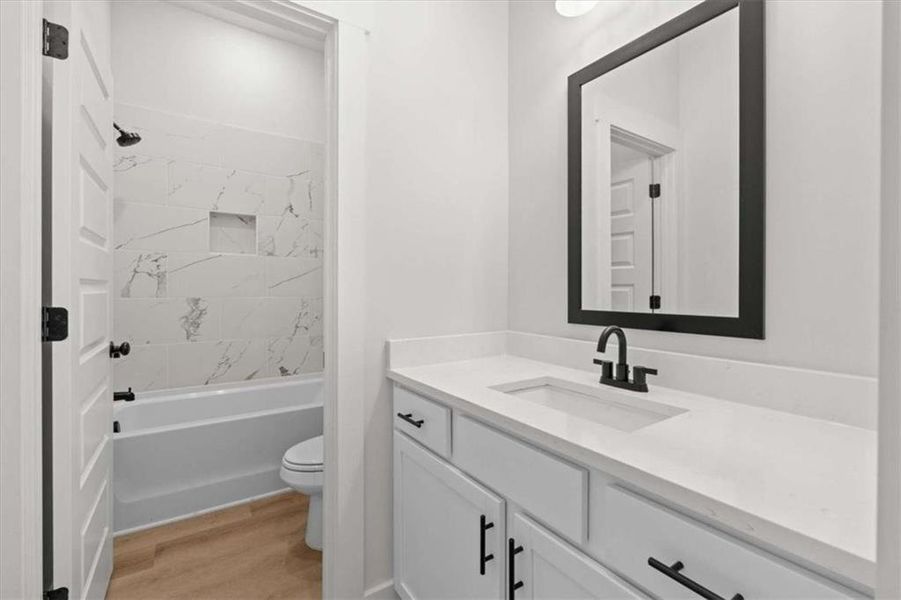 Furnished interior view inside a new home in , Bremen (Image 13).