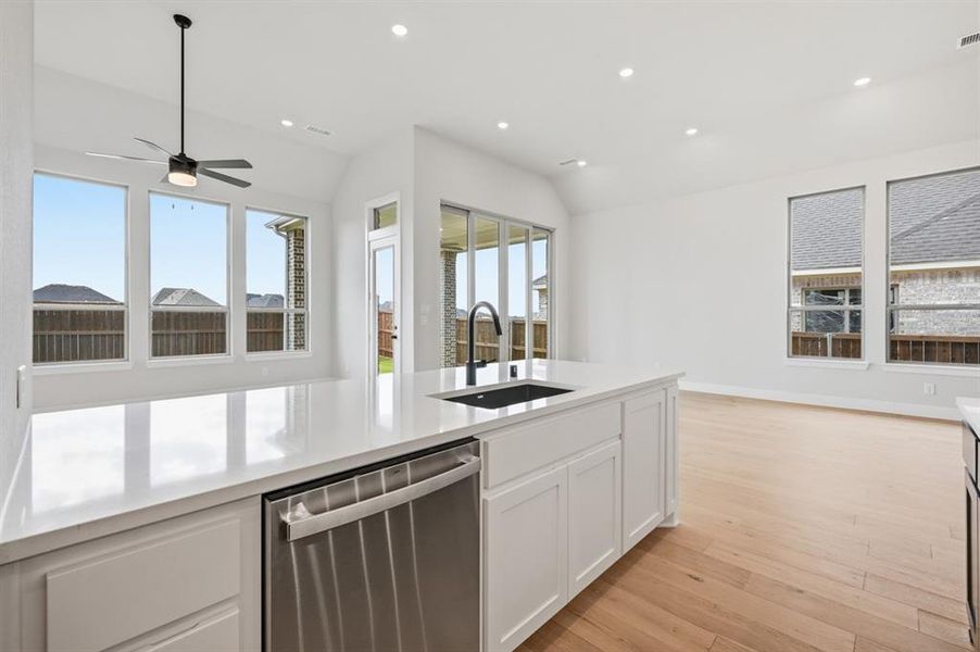 Furnished interior view inside a new home in Sandbrock Ranch: 60ft. lots, Aubrey (Image 7). Furnished interior view inside a new home in Sandbrock Ranch: 60ft. lots, Aubrey (Image 7).