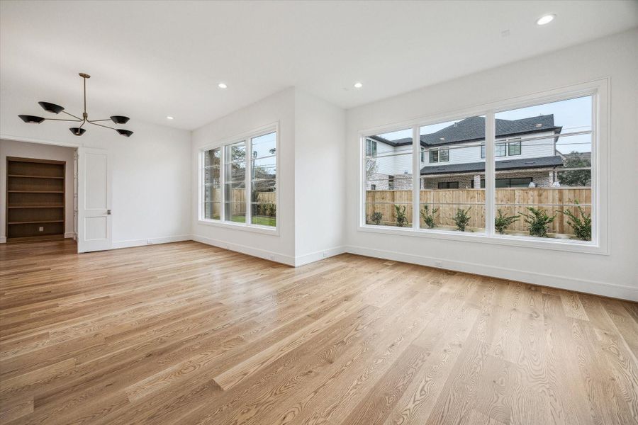Another view of Downstairs Game Room with double door entrance with great flow to back yard Veranda! Another view of Downstairs Game Room with double door entrance with great flow to back yard Veranda!