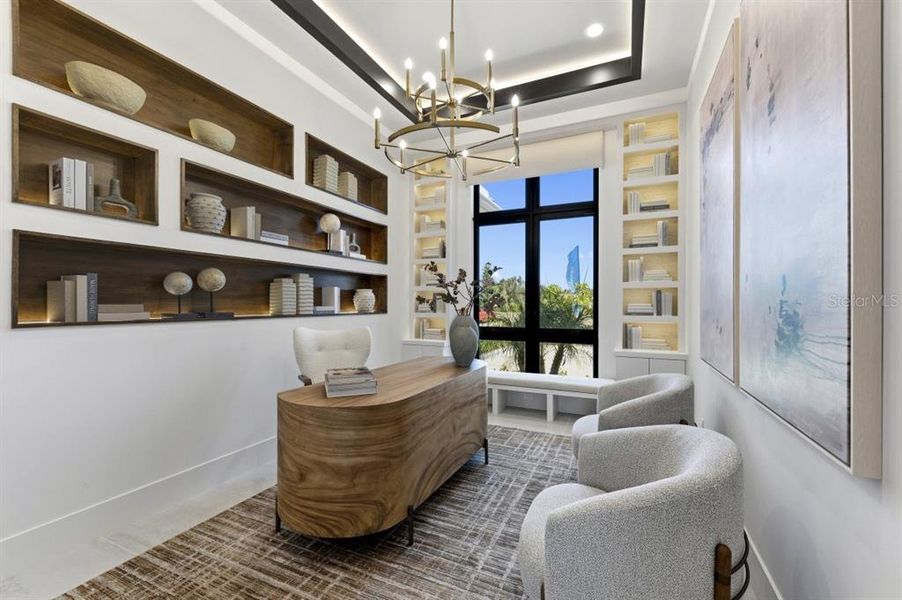 Furnished interior view inside a new home in , Venice (Image 18). Furnished interior view inside a new home in , Venice (Image 18).