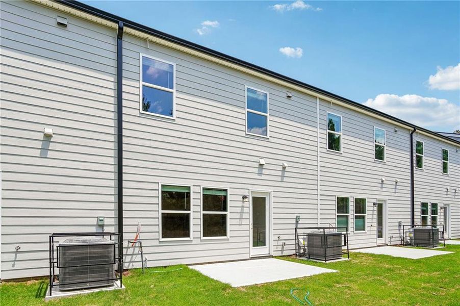 Exterior details and patio area of a home in Artisan Walk, Fairburn (Image 4).