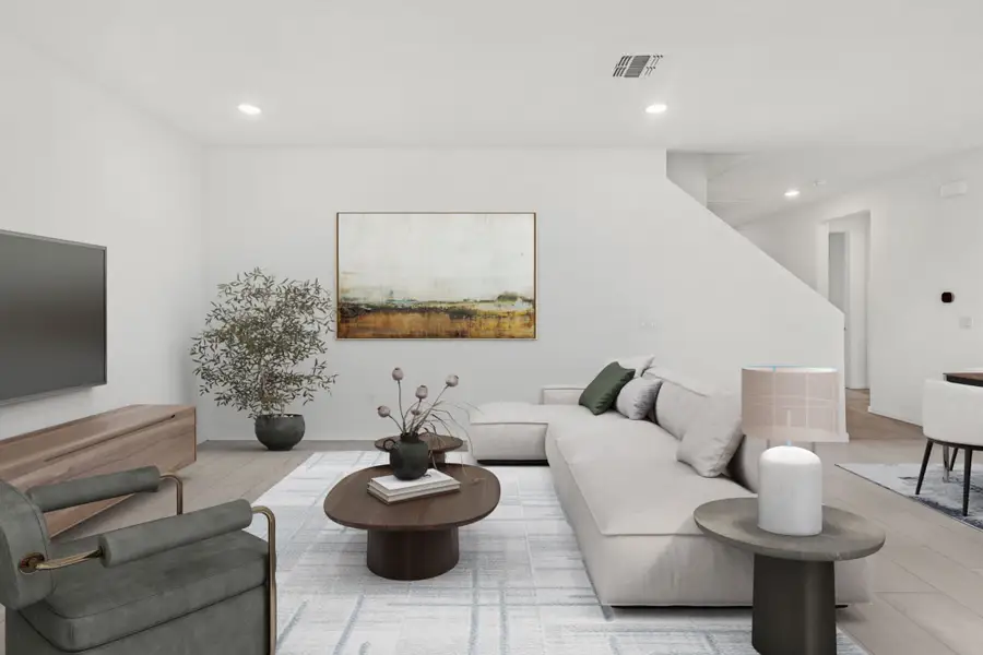 Furnished interior view inside a new home in Oasis At Rocking K, Vail (Image 5).