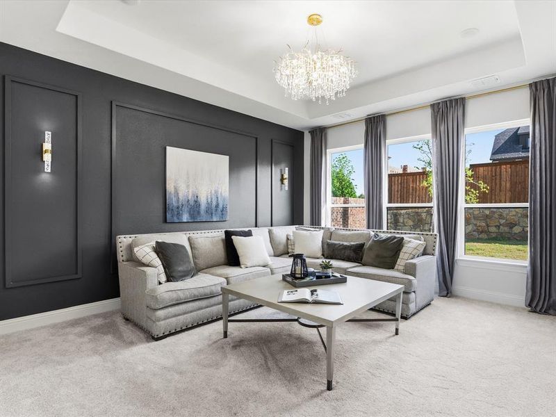 Furnished interior view inside a new home in , Celina (Image 26).