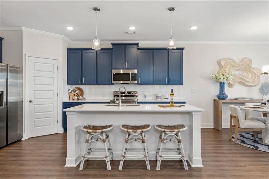 Furnished interior view inside a new home in Somerset at Riverbrook, Gainesville (Image 14).