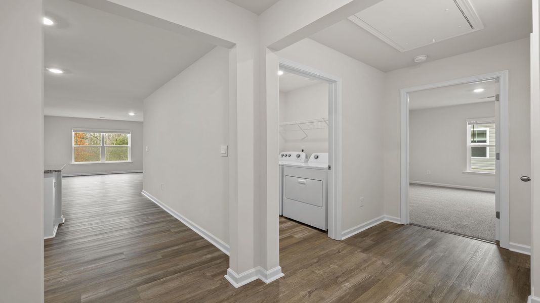 Spacious, unfurnished interior of a new home in Cedar Gap, Fountain Inn (Image 22). Spacious, unfurnished interior of a new home in Cedar Gap, Fountain Inn (Image 22).