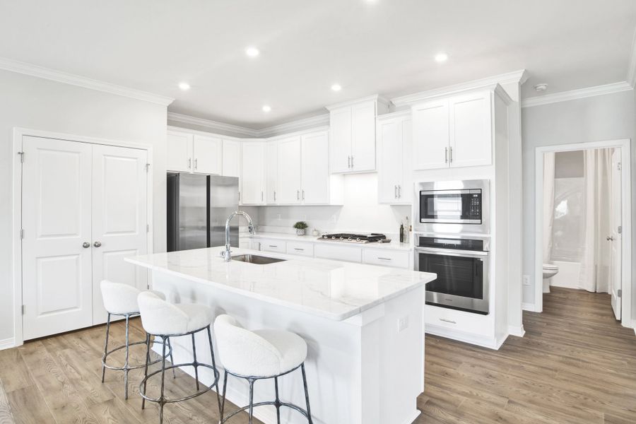 Representative furnished interior of a home built from the Ashton by Maronda Homes in Seminole Bend, Pensacola (Image 9).