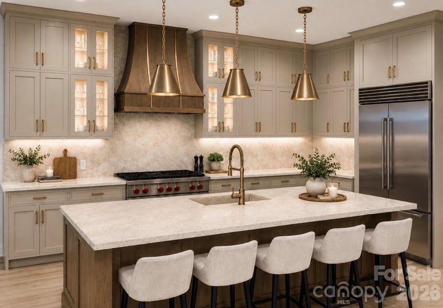 Furnished interior view inside a new home in , Lincolnton (Image 3).