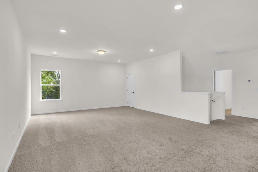 Large upstairs loft. Large upstairs loft.