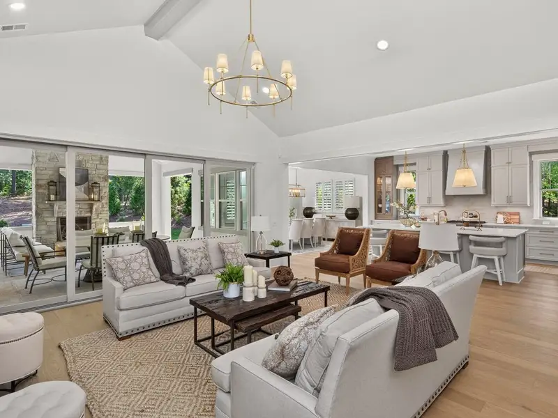 Representative furnished interior of a home built from the Montecito Ranch by Classica Homes in Riverchase Estates, Lancaster (Image 8).