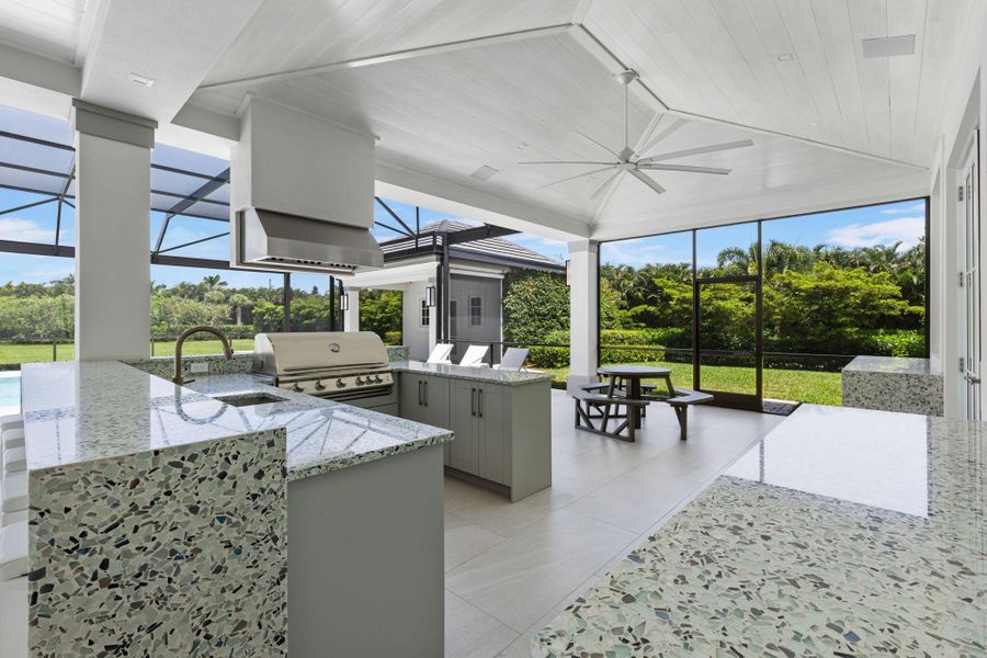Exterior details and patio area of a home in , Wellington (Image 43). Exterior details and patio area of a home in , Wellington (Image 43).