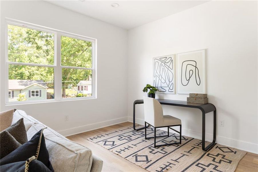 Furnished interior view inside a new home in , Atlanta (Image 30).