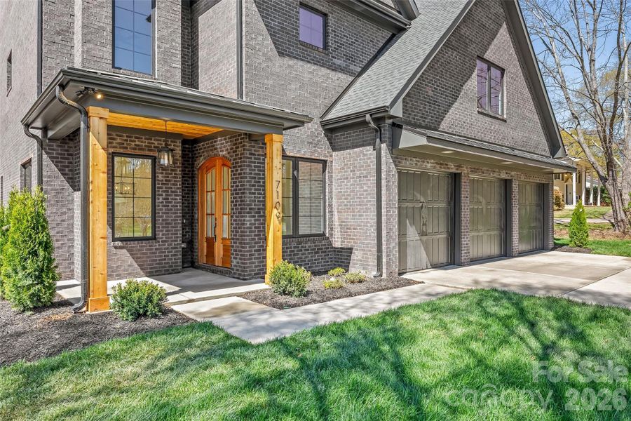 Exterior details and patio area of a home in , Charlotte (Image 3). Exterior details and patio area of a home in , Charlotte (Image 3).