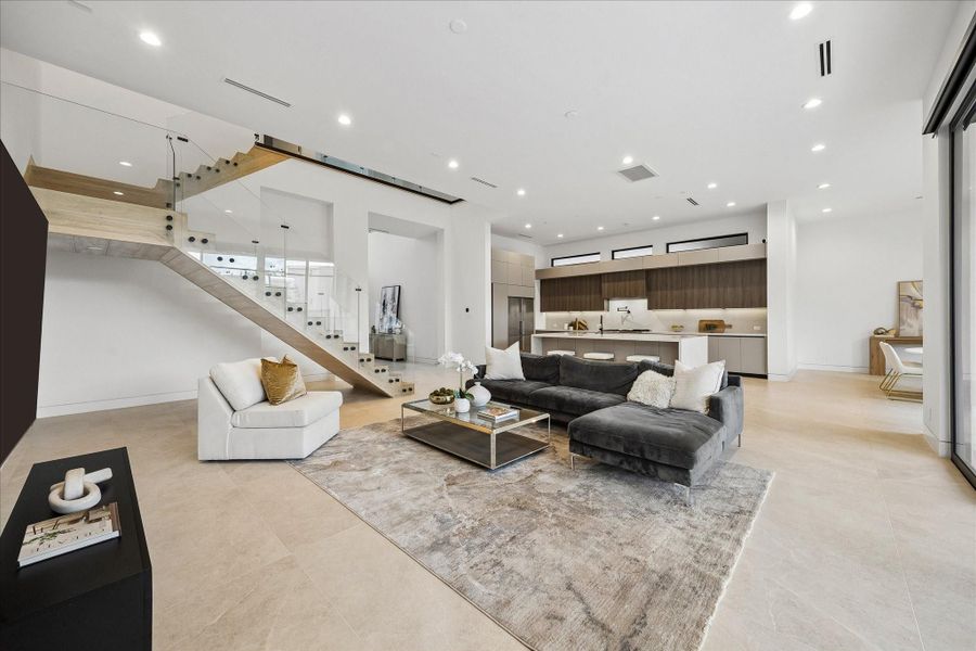Furnished interior view inside a new home in , Houston (Image 17).