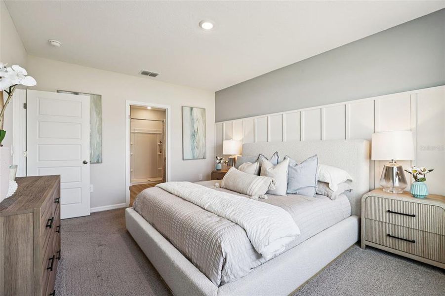 Furnished interior view inside a new home in , Lakeland (Image 17). Furnished interior view inside a new home in , Lakeland (Image 17).
