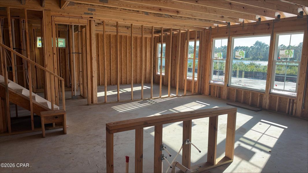 In-progress construction of a new home in Breakfast Point East, Panama City Beach, FL (Image 11).