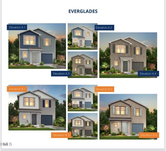 Everglades Available Elevations