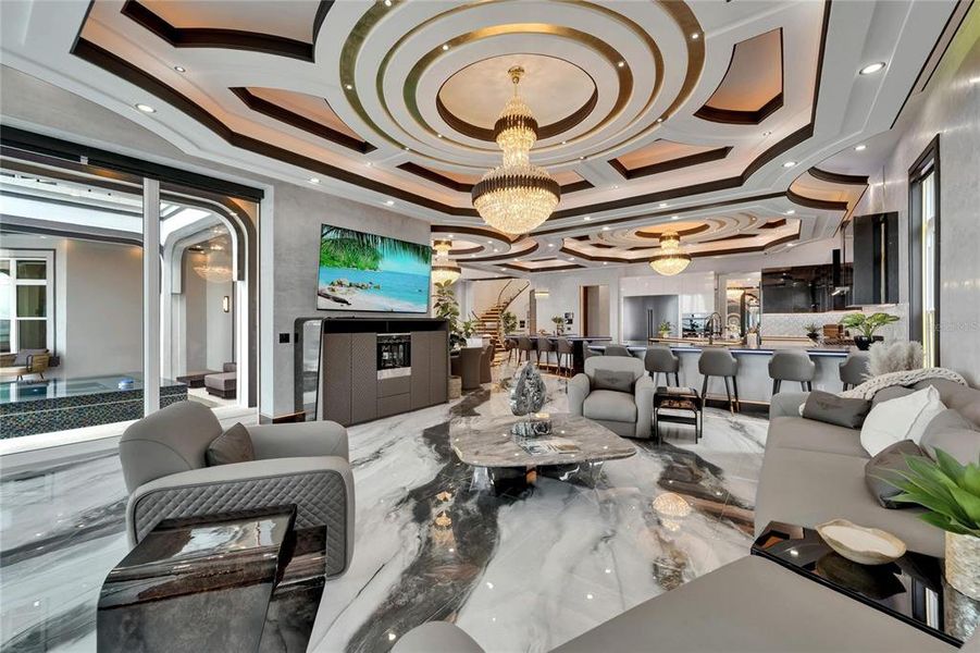 Furnished interior view inside a new home in , Apollo Beach (Image 10).