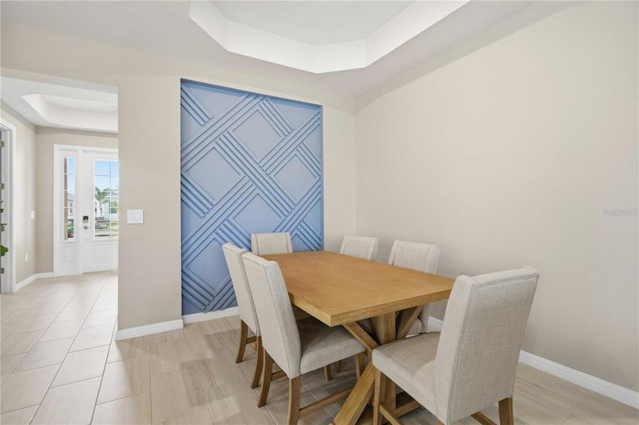 Furnished interior view inside a new home in Calusa Country Club, Lakewood Ranch (Image 6).