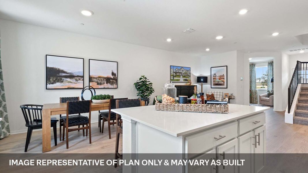 Furnished interior view inside a new home in Avery Centre, Round Rock (Image 14).