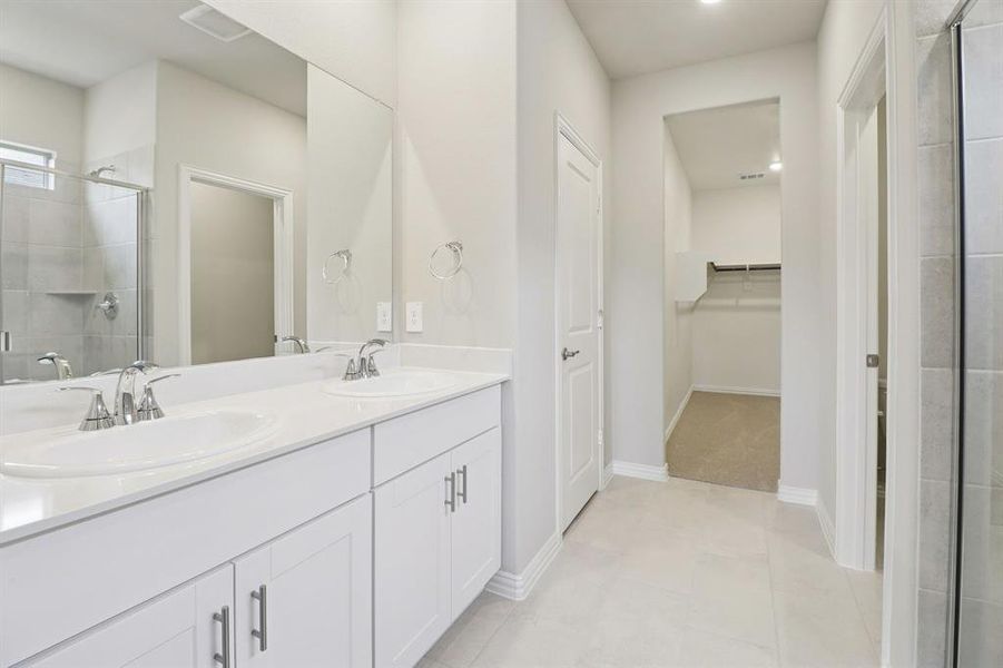 Furnished interior view inside a new home in Lakehaven - Spring Series, Farmersville (Image 11).