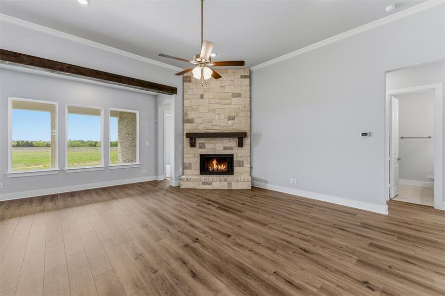 Spacious, unfurnished interior of a new home in Fannin Ranch, Leonard (Image 22).