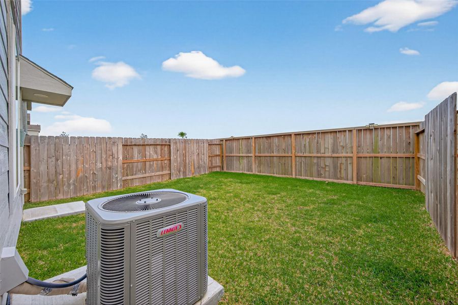 Exterior details and patio area of a home in Tavola, New Caney (Image 22). Exterior details and patio area of a home in Tavola, New Caney (Image 22).