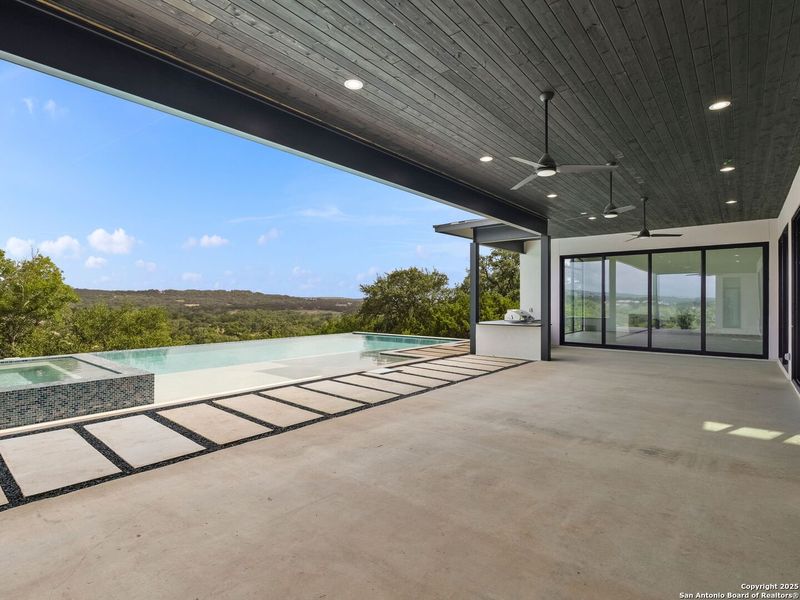 Exterior details and patio area of a home in , Boerne (Image 9).