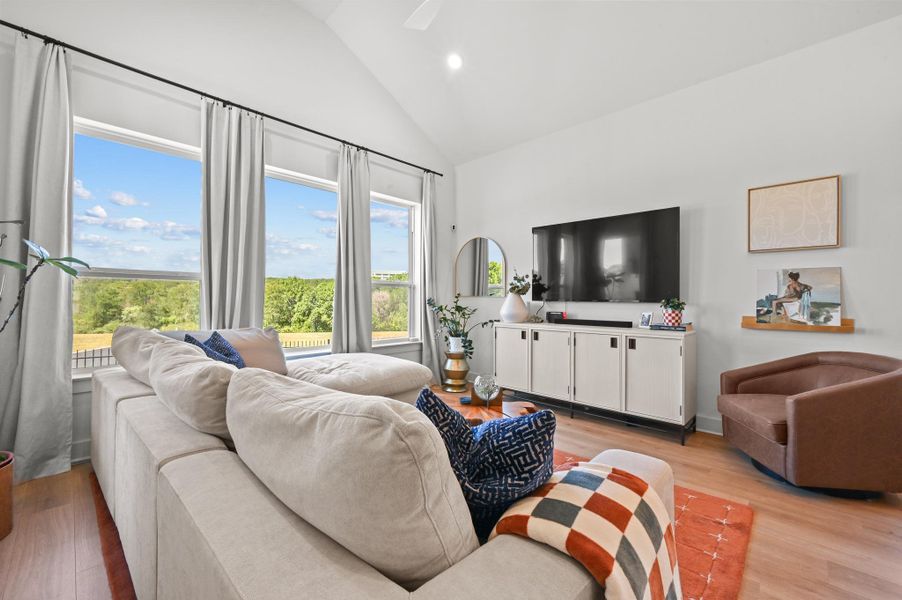 Furnished interior view inside a new home in Loyola, Austin (Image 18).