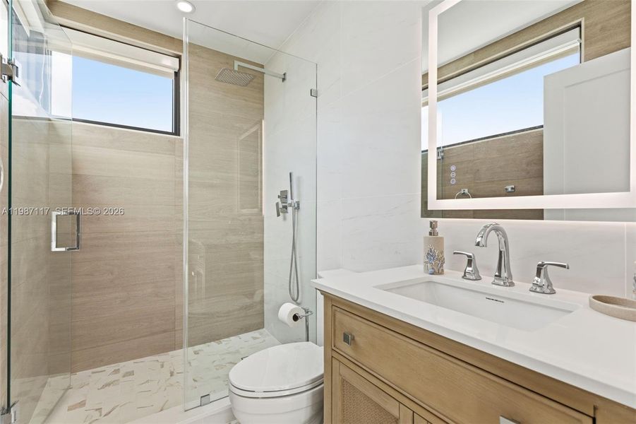 Furnished interior view inside a new home in , Key Largo (Image 12).