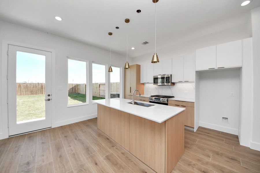 Furnished interior view inside a new home in , Houston (Image 8).