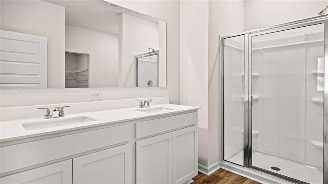 Furnished interior view inside a new home in Poplar Preserve, Newnan (Image 6).