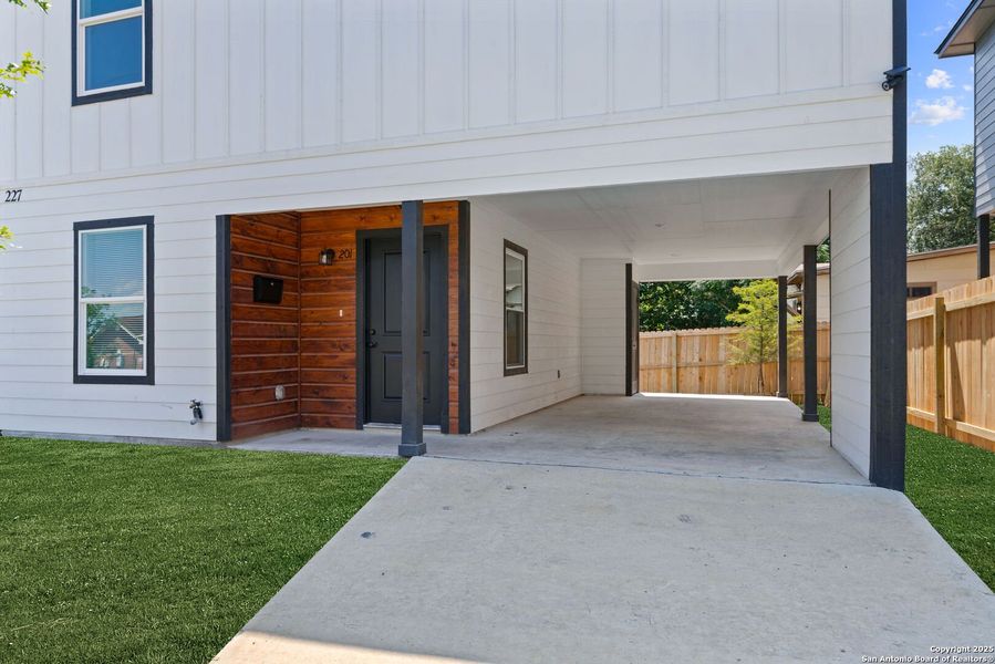 Front exterior of a new home in , San Antonio, TX, highlighting curb appeal (Image 1).