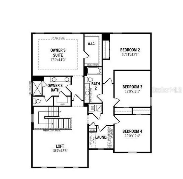2D floor plan layout of this home in Crosswind Ranch, Parrish, FL (Image 4). 2D floor plan layout of this home in Crosswind Ranch, Parrish, FL (Image 4).