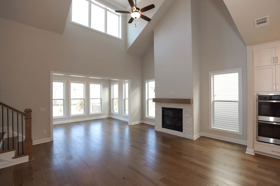 Representative unfurnished interior of a home built from the The Maddox by The Providence Group in Bellmoore Park, Johns Creek (Image 25).