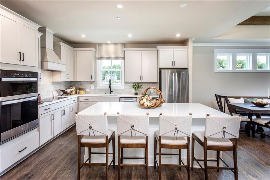 Furnished interior view inside a new home in Gatherings® at GreenHouse, Marietta (Image 3). Furnished interior view inside a new home in Gatherings® at GreenHouse, Marietta (Image 3).