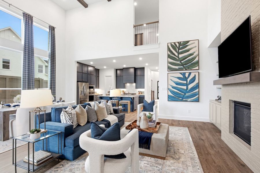 Representative Family Room - some options shown Representative Family Room - some options shown