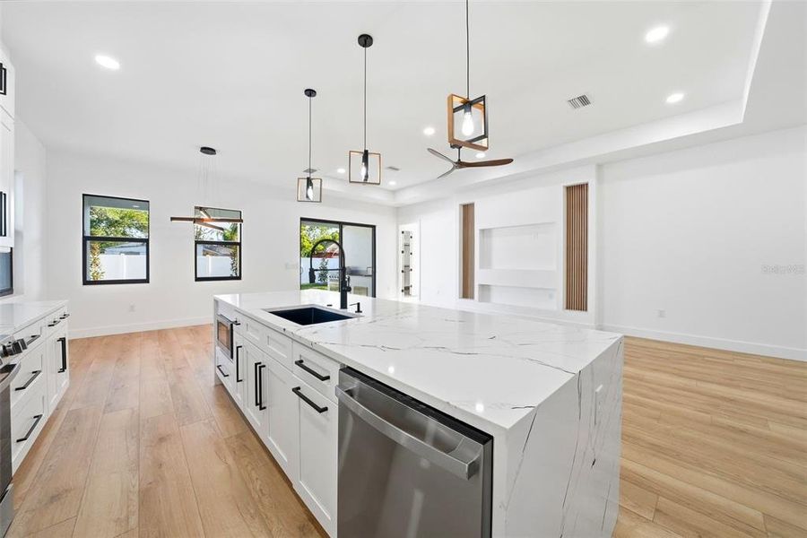 Furnished interior view inside a new home in , St. Petersburg (Image 15).