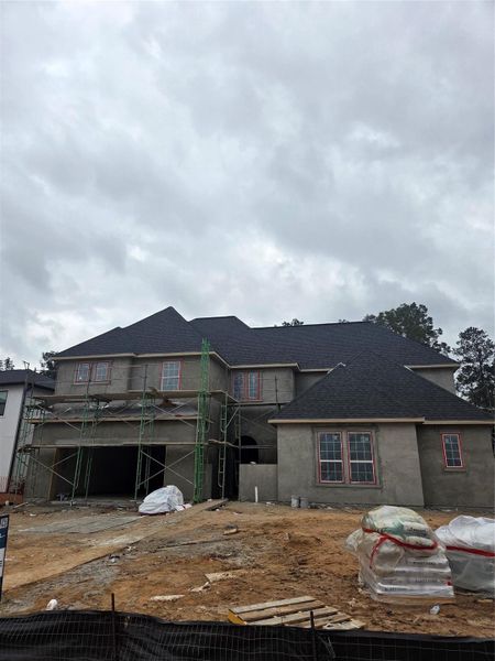 In-progress construction of a new home in Evergreen 70', Conroe, TX (Image 7).