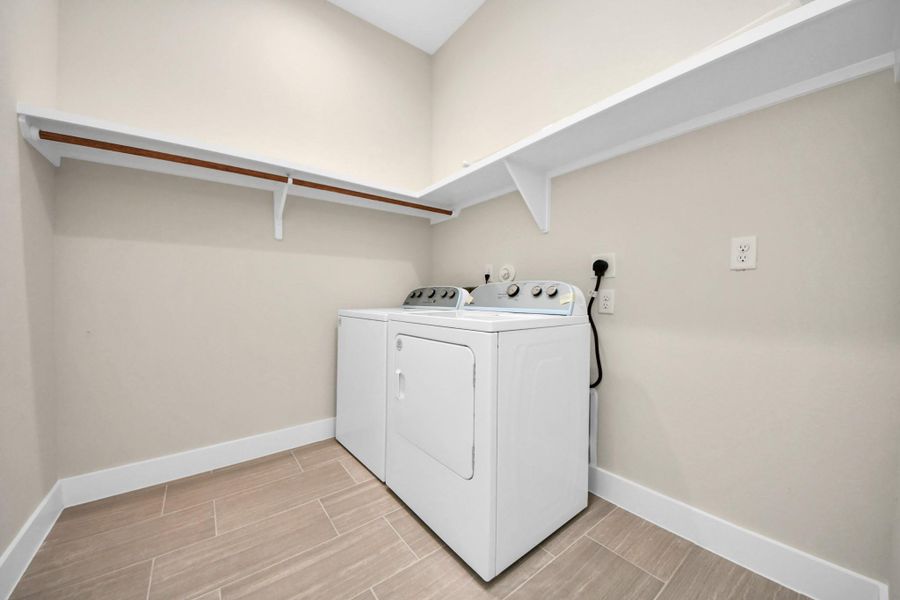 Spacious laundry Spacious laundry