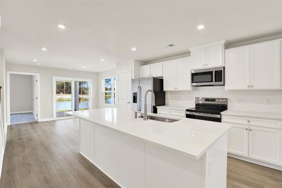 Furnished interior view inside a new home in Cobblestone at East Argent, Hardeeville (Image 4). Furnished interior view inside a new home in Cobblestone at East Argent, Hardeeville (Image 4).