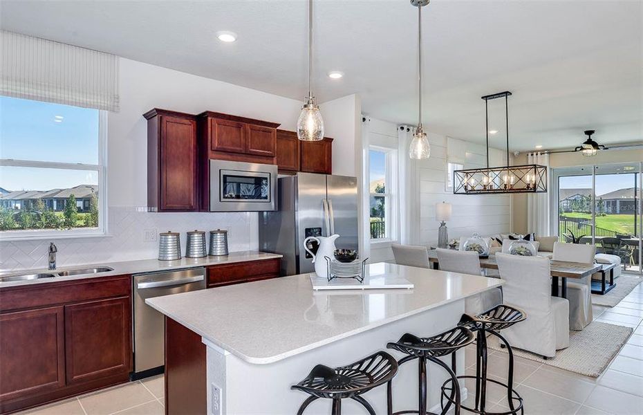 Furnished interior view inside a new home in Del Webb River Reserve, Spring Hill (Image 11).