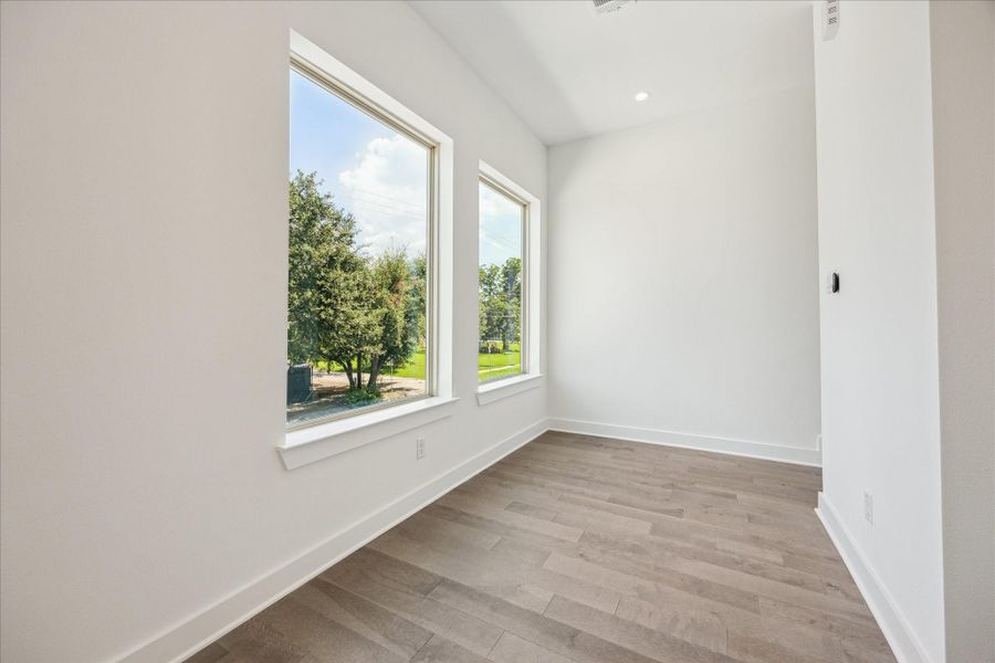 This is EXTRA Space that Could Be Utilized * BIG Windows * Stairs not Pictured on the Right.