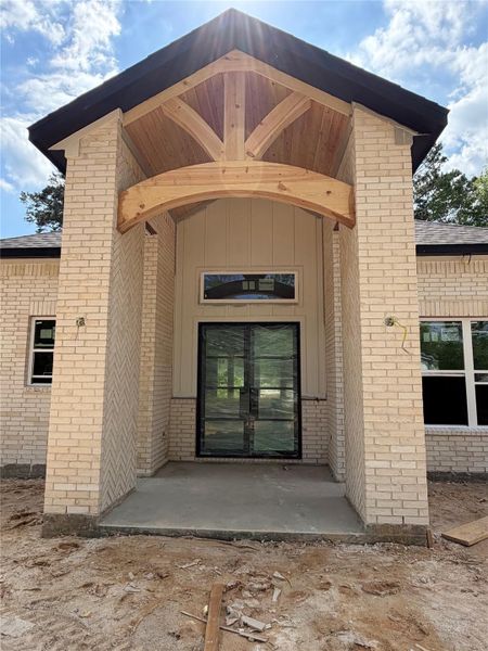 Exterior details and patio area of a home in , Roman Forest (Image 4). Exterior details and patio area of a home in , Roman Forest (Image 4).