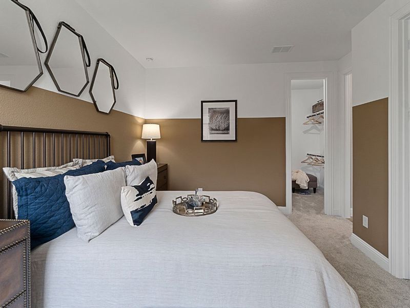 Representative furnished interior of a home built from the Middleton by Landon Homes in Lexington Frisco, Frisco (Image 32).