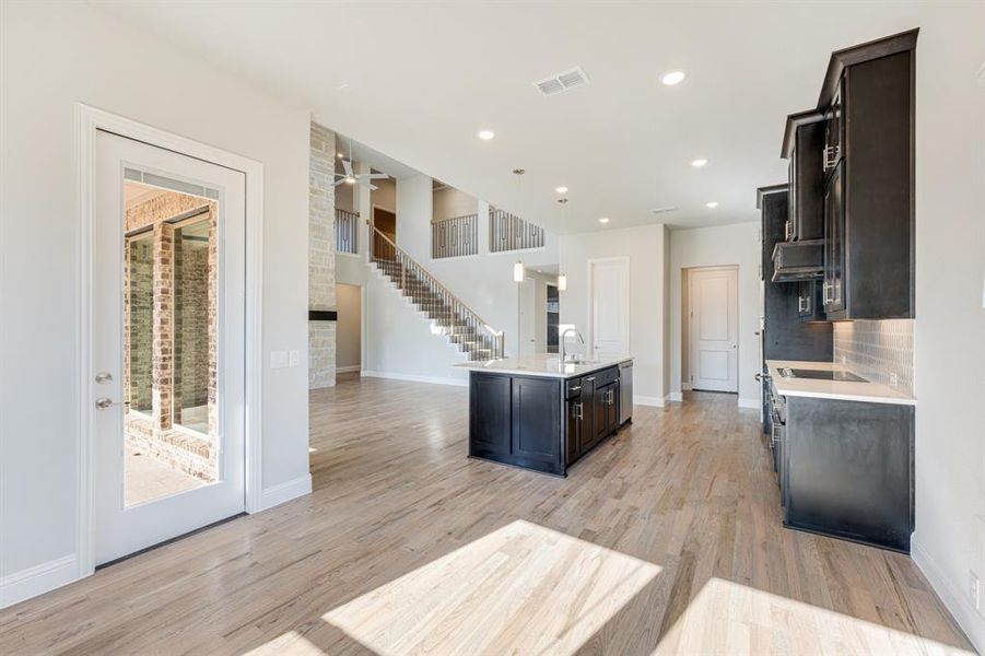 Furnished interior view inside a new home in Hayes Crossing, Midlothian (Image 8).