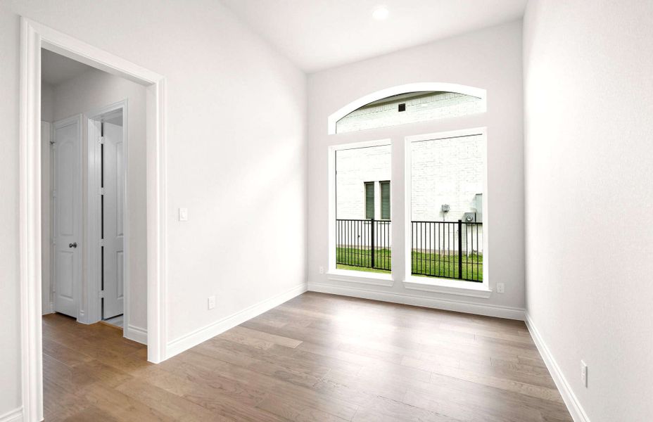 Spacious, unfurnished interior of a new home in Bridgeland 60′, Cypress (Image 20).